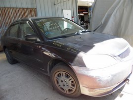 2001 Honda Civic LX Purple Sedan 1.7L AT #A24904